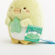 すみっコぐらし「グミグミパーティー」てのりぬいぐるみ　ぺんぎん？（C）2025 SAN-X CO., LTD. ALL RIGHTS RESERVED.