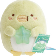 すみっコぐらし「グミグミパーティー」てのりぬいぐるみ　ぺんぎん？（C）2025 SAN-X CO., LTD. ALL RIGHTS RESERVED.