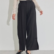 TVアニメ『らんま1/2』× earth music＆ecology Japan Label「チャイナパンツ」ブラック　着用イメージ（C）高橋留美子・小学館/「らんま1/2」製作委員会