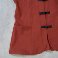 TVアニメ『らんま1/2』× earth music＆ecology Japan Label「チャイナビスチェ」ボルドー（C）高橋留美子・小学館/「らんま1/2」製作委員会