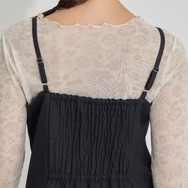 TVアニメ『らんま1/2』× earth music＆ecology Japan Label「チャイナビスチェ」ブラック　着用イメージ（C）高橋留美子・小学館/「らんま1/2」製作委員会