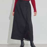 TVアニメ『らんま1/2』× earth music＆ecology Japan Label「チャイナスカート」ブラック　着用イメージ（C）高橋留美子・小学館/「らんま1/2」製作委員会