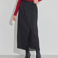 TVアニメ『らんま1/2』× earth music＆ecology Japan Label「チャイナスカート」ブラック　着用イメージ（C）高橋留美子・小学館/「らんま1/2」製作委員会