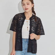 TVアニメ『らんま1/2』× earth music＆ecology Japan Label「チャイナレースシャツ」ブラック　着用イメージ（C）高橋留美子・小学館/「らんま1/2」製作委員会