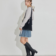 TVアニメ『らんま1/2』× earth music＆ecology Japan Label「チャイナトートバッグ」ブラック　使用イメージ（C）高橋留美子・小学館/「らんま1/2」製作委員会