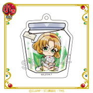 まるくじ　TVアニメ『魔法騎士レイアース』小吉：アクリルキーホルダー【鳳凰寺風B】（C）CLAMP・ST/講談社・TMS