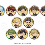 TVアニメ『黒子のバスケ』ミニキャラトレーディングゴールド缶バッジ　JF2026黒スーツver.（TypeA）（C）藤巻忠俊／集英社・黒子のバスケ製作委員会