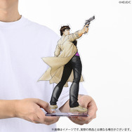 「シティーハンター×EDWIN SAEBA商事別注 503 スリムテーパード ブラックパンツ」購入特典ビッグアクリルスタンド