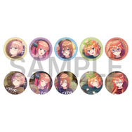 TVスペシャルアニメ『五等分の花嫁＊』トレーディングレア入り缶バッジ＜暖炉のそばで Silent Time＞（C）春場ねぎ・講談社／「五等分の花嫁＊」製作委員会
