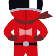 戦隊もののキャラクター（レッド）「いらすとや」