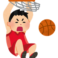 「“バスケ”キャラといえば？」バスケットボール「いらすとや」