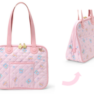 キルティングボストンバッグ