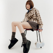 HELLO KITTYリボン刺繍シャツ