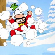 「明治プロビオヨーグルト R-1」第2弾 CM「雪だるま」篇カット