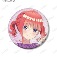TVスペシャルアニメ『五等分の花嫁＊』描き下ろし 中野二乃 A ハーバリウムver. トレーディンググリッター缶バッジ