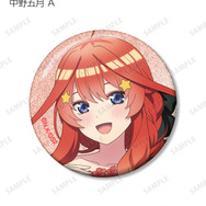 TVスペシャルアニメ『五等分の花嫁＊』描き下ろし 中野五月 A ハーバリウムver. トレーディンググリッター缶バッジ