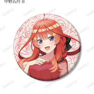 TVスペシャルアニメ『五等分の花嫁＊』描き下ろし 中野五月 B ハーバリウムver. トレーディンググリッター缶バッジ