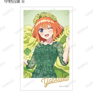 TVスペシャルアニメ『五等分の花嫁＊』描き下ろし 中野四葉 B ハーバリウムver. トレーディングイラストカード