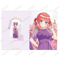 TVスペシャルアニメ『五等分の花嫁＊』描き下ろし 中野二乃 ハーバリウムver. A4クリアファイル