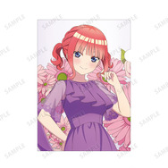TVスペシャルアニメ『五等分の花嫁＊』描き下ろし 中野二乃 ハーバリウムver. A4クリアファイル