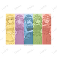 TVスペシャルアニメ『五等分の花嫁＊』描き下ろし 集合 ハーバリウムver. A4クリアファイル