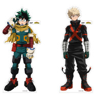 「Zoff｜僕のヒーローアカデミア」等身大パネル 緑谷出久＆爆豪勝己