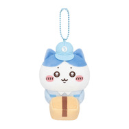 ちいかわマーケット　配達員さんなマスコット（全8種）ハチワレ