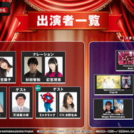 「日本アニメトレンド大賞2025」出演者一覧