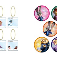 アクリルキーホルダー（ランダム8種）、ビッグホロ缶バッジ（ランダム8種）