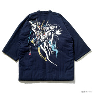 STRICT-G JAPAN 宮田織物『機動戦士ガンダム 閃光のハサウェイ キルケーの魔女』半纏　クスィーガンダム（ネイビー）