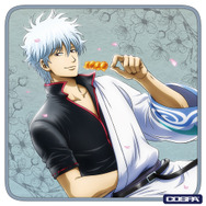 描き下ろし 坂田銀時 フルカラーハンドタオル 小窓から覗く景色Ver.