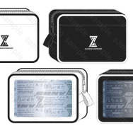 クロノヴァ学園school days エナメルバッグ風ポーチ WHITE/BLACK