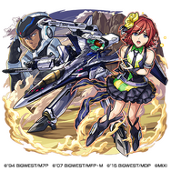 光属性　★6　せつなきAXIA カナメ&メッサー（進化）CV：安野希世乃（カナメ・バッカニア）内山昂輝（メッサー・イーレフェルト）