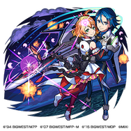 水属性　★6　共鳴する二人 フレイア＆ハヤテ（進化）CV：鈴木みのり（フレイア・ヴィオン）内田雄馬（ハヤテ・インメルマン）