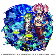 火属性　★5　ワルキューレ マキナ＆レイナ（進化）CV：西田望見（マキナ・中島）東山奈央（レイナ・プラウラー）