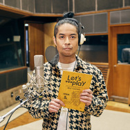 アフレコに挑む久保田利伸