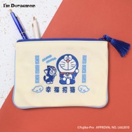 I'm Doraemonシリーズ「刺繍フラットポーチ」