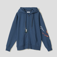 アニメ『チェンソーマン』×グラニフ「早川アキ｜裏毛ジップパーカー」