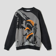 アニメ『チェンソーマン』×グラニフ「チェンソーマン 叫び｜ジャカードニット」