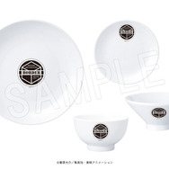 アニメ『ワールドトリガー』食器セット（界境防衛機関 ボーダーver.）（C）葦原大介／集英社・東映アニメーション