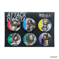 進撃の巨人 Action 缶バッジセット
