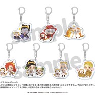 ブラインドアクリルキーホルダー　ラスカルコラボver. （全7種） サイズ：約60mm×60mm 販売価格：¥700(税込)