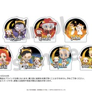 ブラインドアクリルメモクリップ　ラスカルコラボver. （全7種） サイズ：約65mm×65mm 販売価格：¥900(税込)