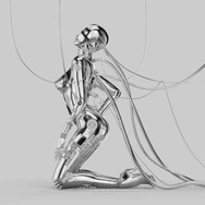 ＜「Sexy Robot_The Ghost in the Shell type 1」（2026年） ©Hajime Sorayama. Courtesy of NANZUKA©Shirow Masamune / KODANSHA＞