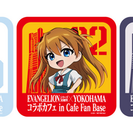 「EVANGELIONシリーズ30周年×YOKOHAMAコラボカフェ in Cafe Fan Base」オリジナルコースター