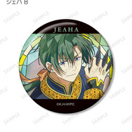 TVアニメ『暁のヨナ』トレーディング Aure Glass 缶バッジ　ジェハ B