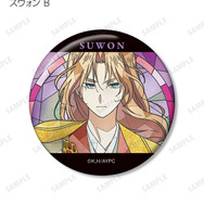 TVアニメ『暁のヨナ』トレーディング Aure Glass 缶バッジ　スウォン B