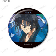 TVアニメ『暁のヨナ』トレーディング Aure Glass 缶バッジ　ハク B