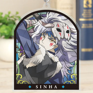 TVアニメ『暁のヨナ』Aure Glass BIGアクリルキーホルダー　シンア　使用イメージ