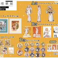 くじ引き堂『とある科学の心理掌握』オンラインくじ　賞品一覧